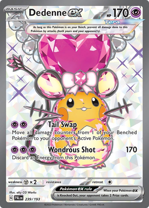 Image for Dedenne ex (239/193) (Holofoil) [SV02: Paldea Evolved] - Pokemon