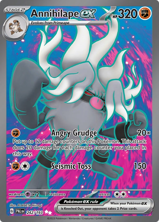Image for Annihilape ex (242/193) (Holofoil) [SV02: Paldea Evolved] - Pokemon