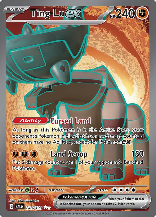 Image for Ting-Lu ex (243/193) (Holofoil) [SV02: Paldea Evolved] - Pokemon
