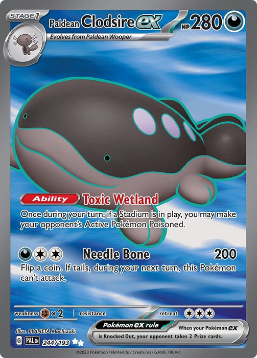 Image for Paldean Clodsire ex (244/193) (Holofoil) [SV02: Paldea Evolved] - Pokemon