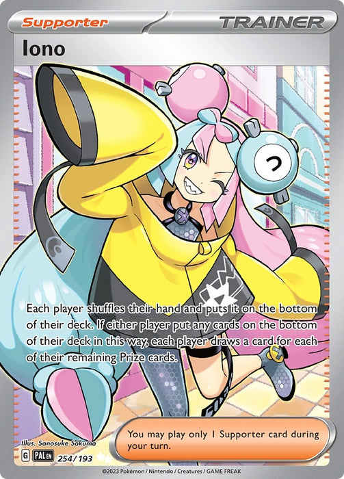 Image for Iono (254/193) (Holofoil) [SV02: Paldea Evolved] - Pokemon