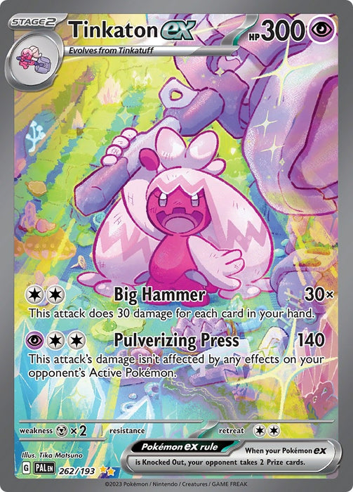 Image for Tinkaton ex (262/193) (Holofoil) [SV02: Paldea Evolved] - Pokemon