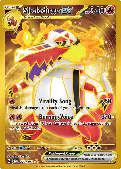 Image for Skeledirge ex (272/193) (Holofoil) [SV02: Paldea Evolved] - Pokemon