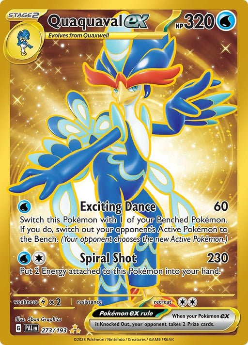 Image for Quaquaval ex (273/193) (Holofoil) [SV02: Paldea Evolved] - Pokemon