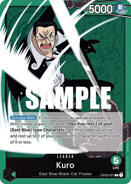 Image for Kuro (OP03-021) [Pillars of Strength] - One Piece Card Game