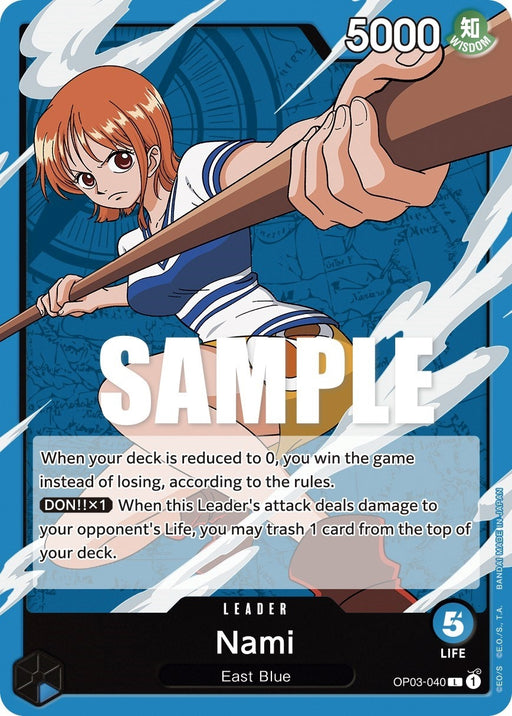 Image for Nami (040) (OP03-040) [Pillars of Strength] - One Piece Card Game