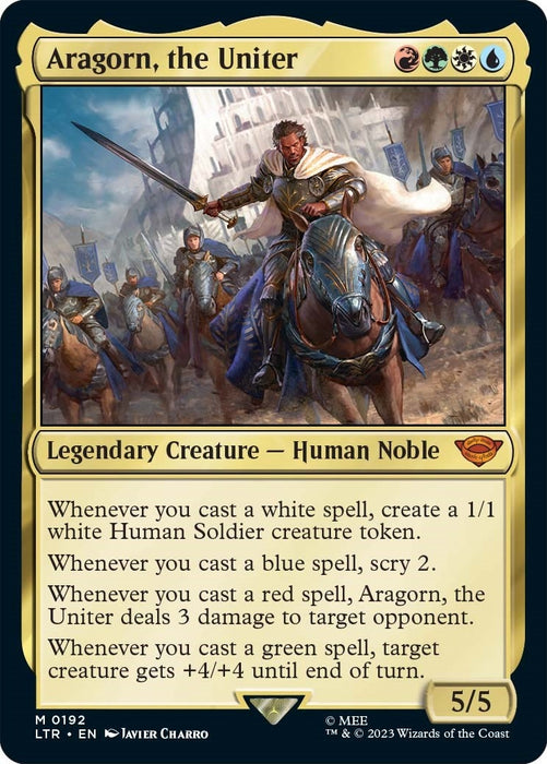 Image for Aragorn, the Uniter (192) (Foil) [Universes Beyond: The Lord of the Rings: Tales of Middle-earth] - Magic: The Gathering