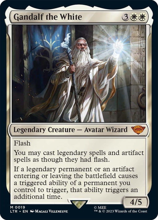Image for Gandalf the White (19) (Foil) [Universes Beyond: The Lord of the Rings: Tales of Middle-earth] - Magic: The Gathering