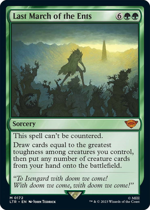 Image for Last March of the Ents (172) [Universes Beyond: The Lord of the Rings: Tales of Middle-earth] - Magic: The Gathering