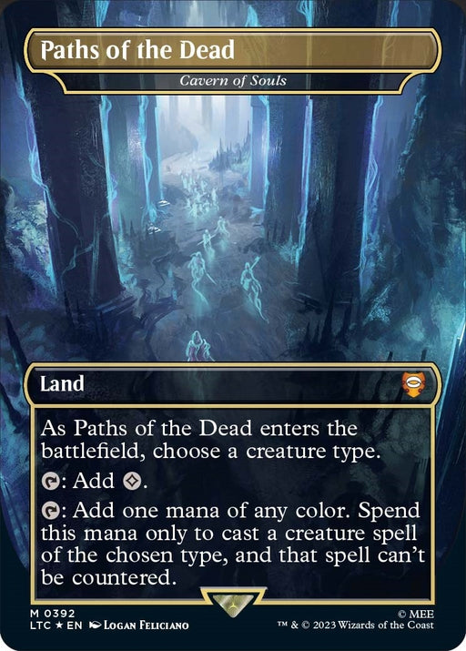 Image for Paths of the Dead - Cavern of Souls (Surge Foil) (392) (Foil) [The Lord of the Rings: Tales of Middle-earth] - Magic: The Gathering