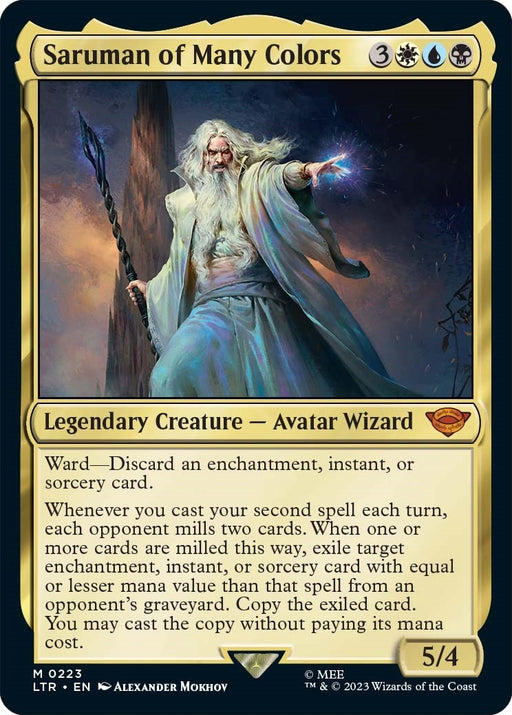 Image for Saruman of Many Colors (223) [Universes Beyond: The Lord of the Rings: Tales of Middle-earth] - Magic: The Gathering