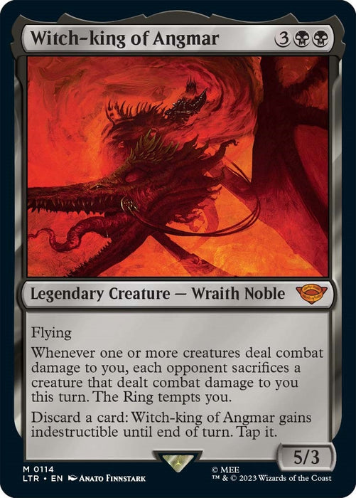 Image for Witch-king of Angmar (114) (Foil) [Universes Beyond: The Lord of the Rings: Tales of Middle-earth] - Magic: The Gathering