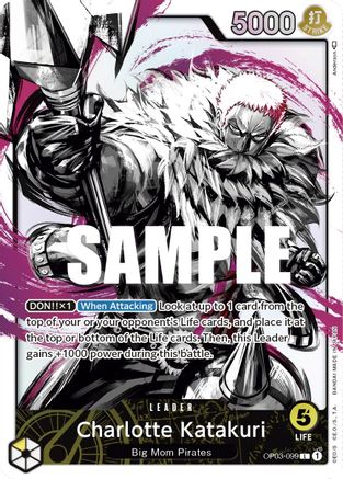 Charlotte Katakuri (099) (Alternate Art) [OP03-099] (Pillars of Strength)