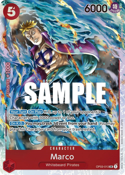Image for Marco (OP03-013) (Foil) [Pillars of Strength] - One Piece Card Game