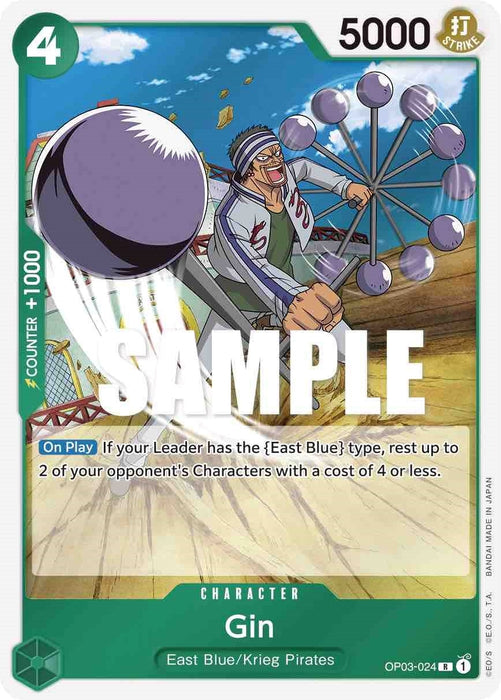 Image for Gin (OP03-024) (Foil) [Pillars of Strength] - One Piece Card Game