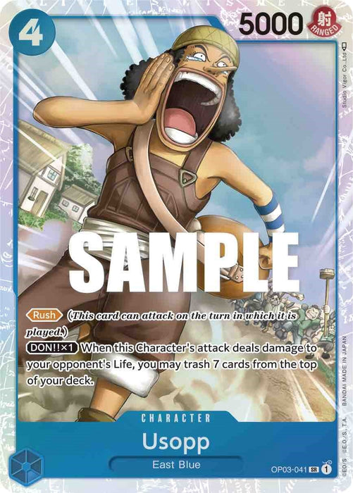 Image for Usopp (OP03-041) (Foil) [Pillars of Strength] - One Piece Card Game
