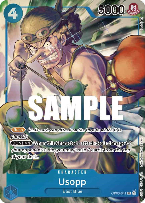 Usopp (Alternate Art) (OP03-041) (Foil) [Pillars of Strength]