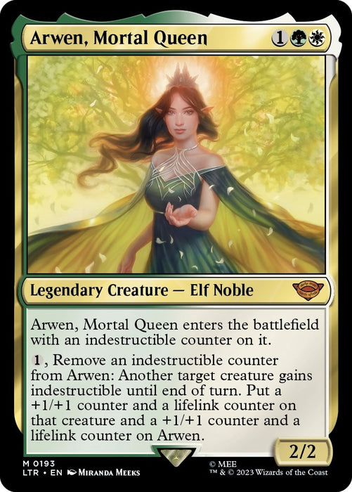 Image for Arwen, Mortal Queen (193) [Universes Beyond: The Lord of the Rings: Tales of Middle-earth] - Magic: The Gathering