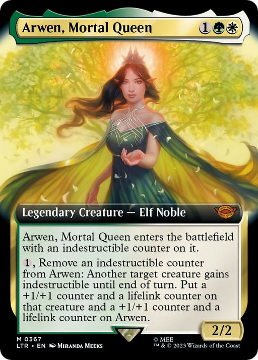 Image for Arwen, Mortal Queen (Extended Art) (367) [Universes Beyond: The Lord of the Rings: Tales of Middle-earth] - Magic: The Gathering