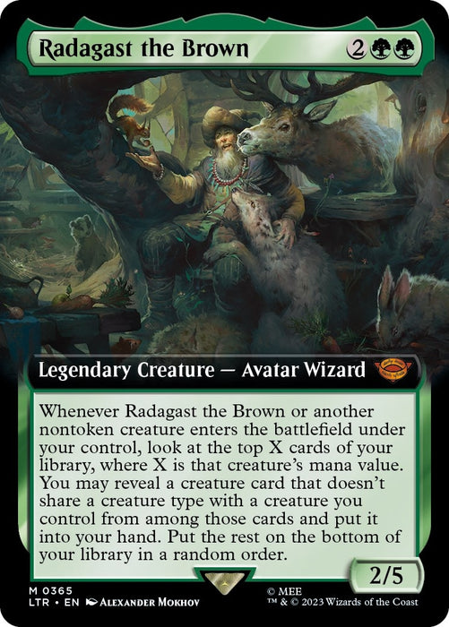 Image for Radagast the Brown (Extended Art) (365) [Universes Beyond: The Lord of the Rings: Tales of Middle-earth] - Magic: The Gathering