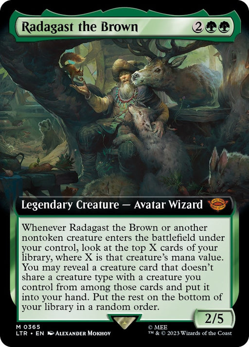 Image for Radagast the Brown (Extended Art) (365) [Universes Beyond: The Lord of the Rings: Tales of Middle-earth] - Magic: The Gathering