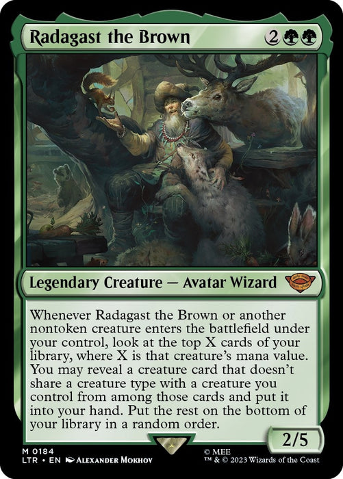 Image for Radagast the Brown (184) [Universes Beyond: The Lord of the Rings: Tales of Middle-earth] - Magic: The Gathering
