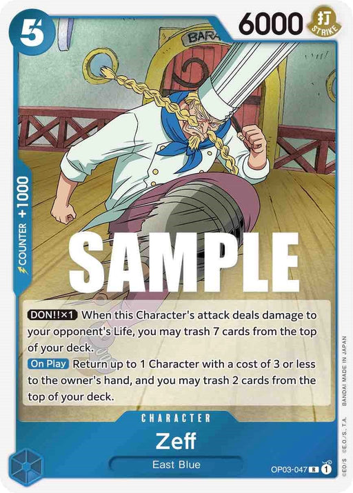 Image for Zeff (OP03-047) (Foil) [Pillars of Strength] - One Piece Card Game