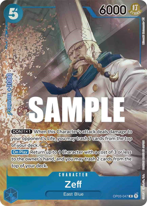 Zeff (Alternate Art) (OP03-047) (Foil) [Pillars of Strength]