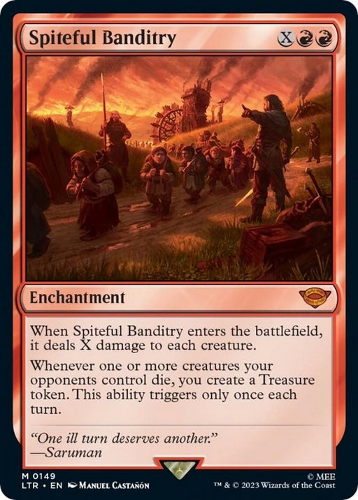 Image for Spiteful Banditry (149) (Foil) [Universes Beyond: The Lord of the Rings: Tales of Middle-earth] - Magic: The Gathering