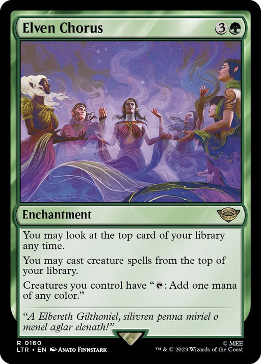 Image for Elven Chorus (160) [Universes Beyond: The Lord of the Rings: Tales of Middle-earth] - Magic: The Gathering