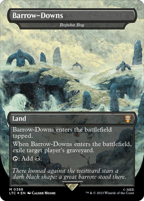 Image for Barrow-Downs - Bojuka Bog (Surge Foil) (388) (Foil) [The Lord of the Rings: Tales of Middle-earth] - Magic: The Gathering
