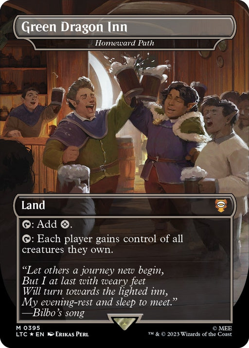 Image for Green Dragon Inn - Homeward Path (Surge Foil) (395) (Foil) [The Lord of the Rings: Tales of Middle-earth] - Magic: The Gathering