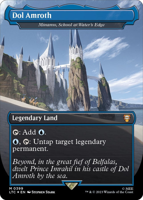 Image for Dol Amroth - Minamo, School at Water's Edge (Surge Foil) (399) (Foil) [The Lord of the Rings: Tales of Middle-earth] - Magic: The Gathering