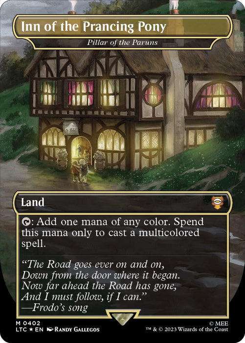 Image for Inn of the Prancing Pony - Pillar of the Paruns (Surge Foil) (402) (Foil) [The Lord of the Rings: Tales of Middle-earth] - Magic: The Gathering