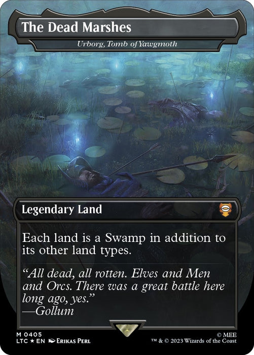 Image for The Dead Marshes - Urborg, Tomb of Yawgmoth (Surge Foil) (405) (Foil) [The Lord of the Rings: Tales of Middle-earth] - Magic: The Gathering