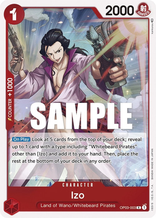 Izo (OP03-003) (Foil) [Pillars of Strength]
