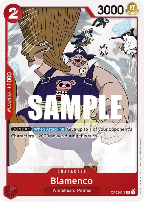 Image for Blamenco (OP03-011) [Pillars of Strength] - One Piece Card Game