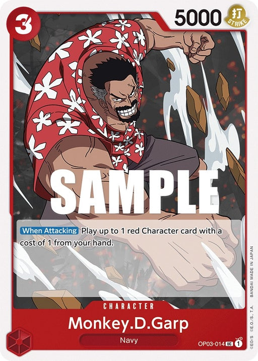 Image for Monkey.D.Garp (OP03-014) [Pillars of Strength] - One Piece Card Game
