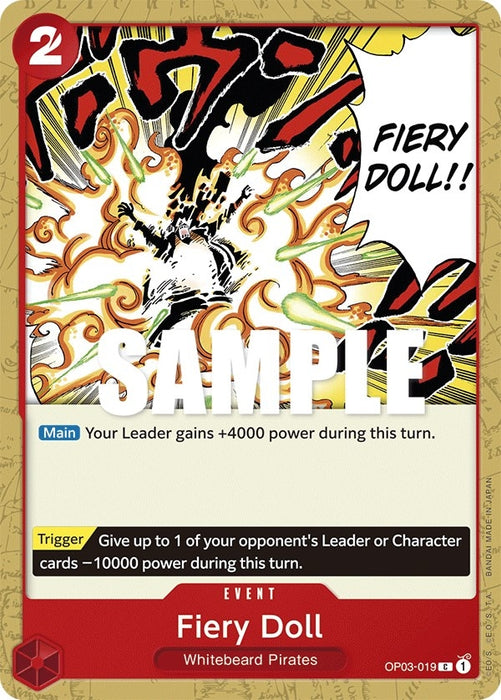Image for Fiery Doll (OP03-019) [Pillars of Strength] - One Piece Card Game