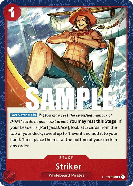 Image for Striker (OP03-020) [Pillars of Strength] - One Piece Card Game