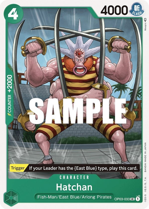 Image for Hatchan (OP03-033) [Pillars of Strength] - One Piece Card Game