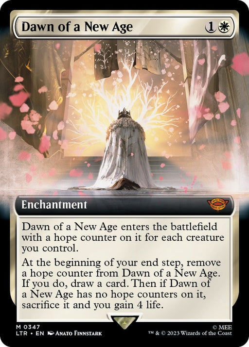Image for Dawn of a New Age (Extended Art) (347) (Foil) [Universes Beyond: The Lord of the Rings: Tales of Middle-earth] - Magic: The Gathering