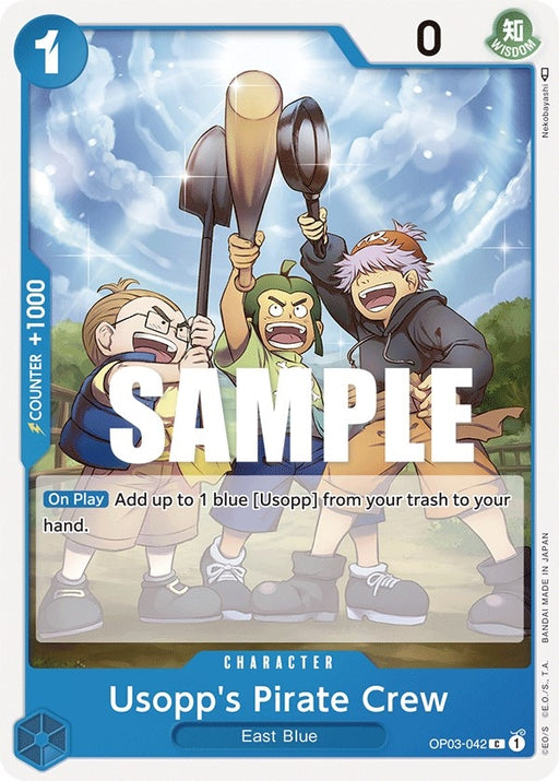 Image for Usopp's Pirate Crew (OP03-042) [Pillars of Strength] - One Piece Card Game
