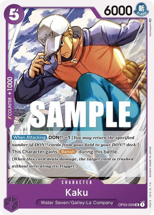Image for Kaku (059) (OP03-059) [Pillars of Strength] - One Piece Card Game