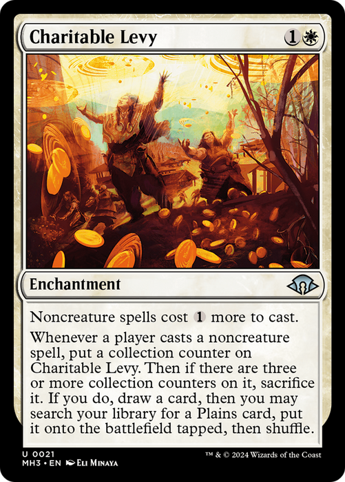 Charitable Levy [MH3-021] Foil - Modern Horizons 3