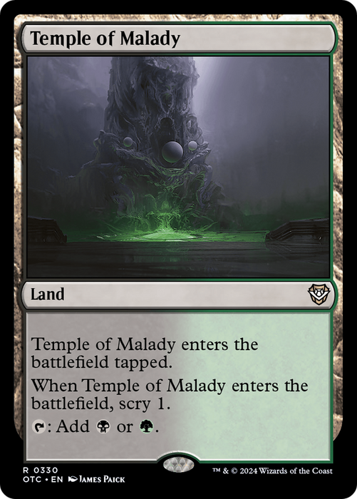 Temple of Malady [OTC-330] - Outlaws of Thunder Junction Commander