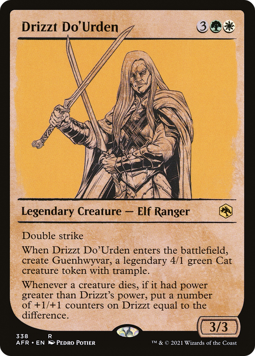 Drizzt Do'Urden (Showcase) [AFR-338] - Adventures in the Forgotten Realms