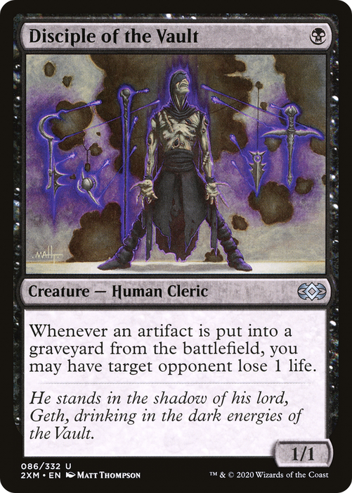 Disciple of the Vault [2XM-086] Foil - Double Masters