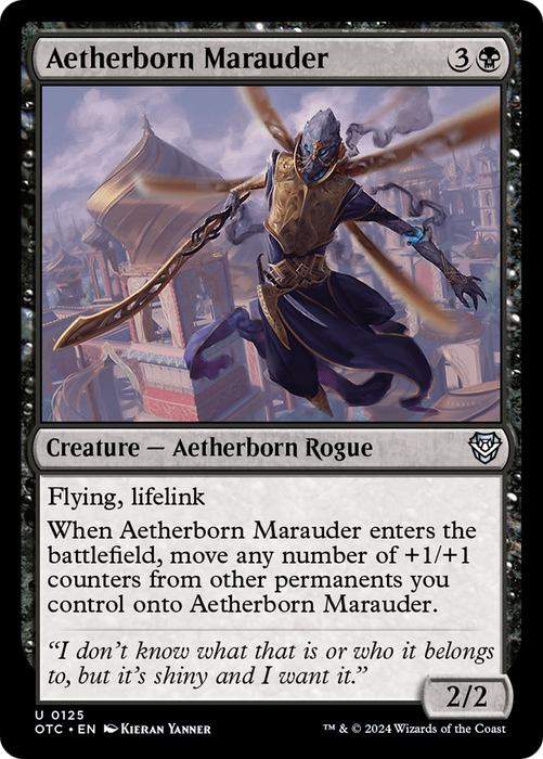 Aetherborn Marauder [OTC-125] - Outlaws of Thunder Junction Commander