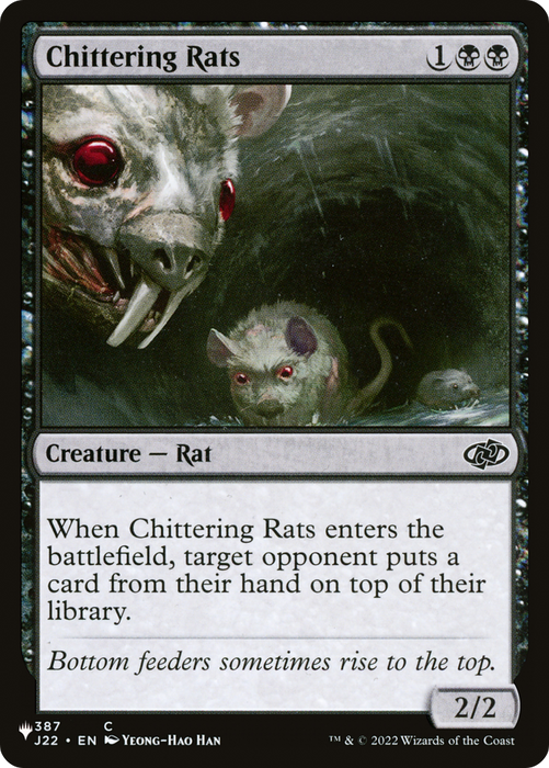 Chittering Rats [PLST-J22-387] - The List